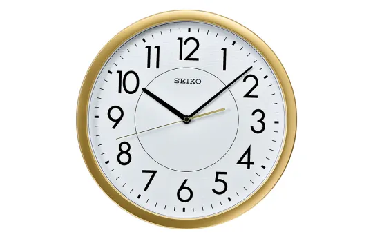 SEIKO Quartz Movement Polyester Plastic Shell Wall Clock Unisex White QXA629G