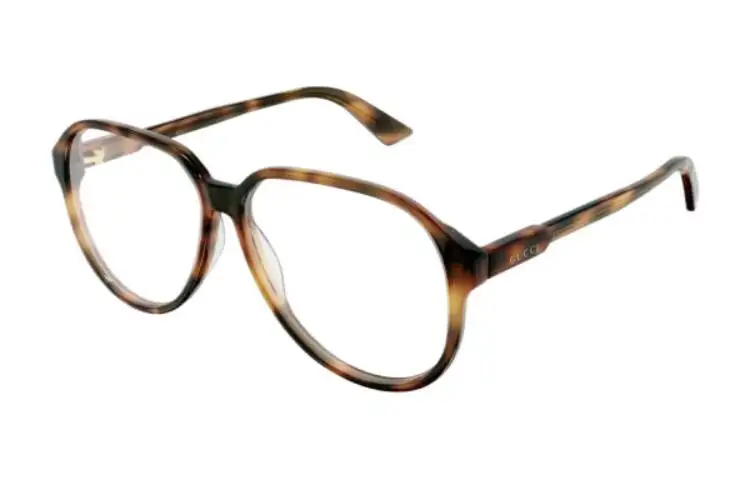GUCCI Oval Prescription Glasses Men's
