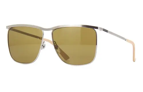 GUCCI Metal Square Sunglasses Men's