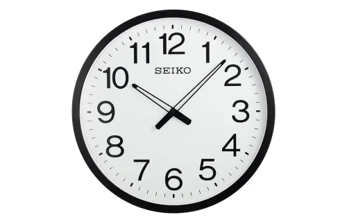 SEIKO Seiko Fashion Creative Simple European Quartz Movement Plastic Wall Clock Unisex White