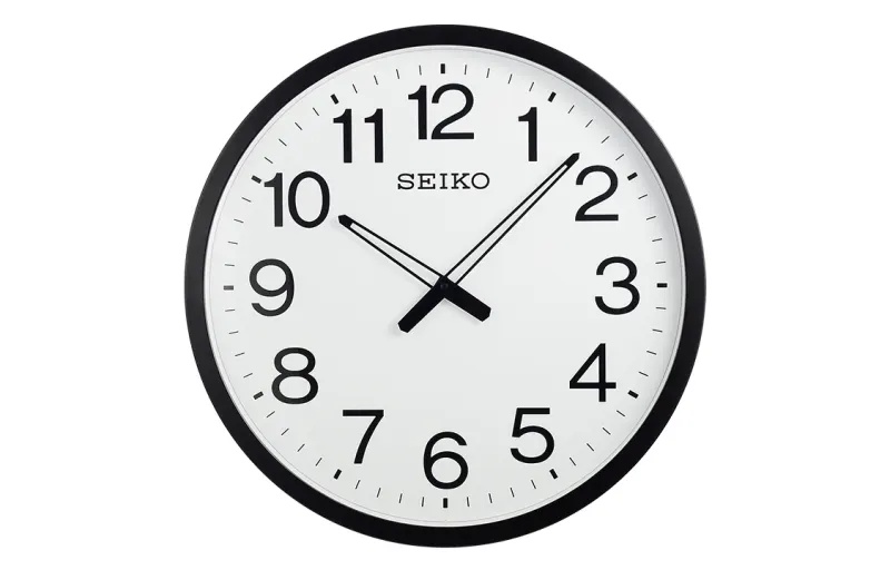 SEIKO Seiko Fashion Creative Simple European Quartz Movement Plastic Wall Clock Unisex White