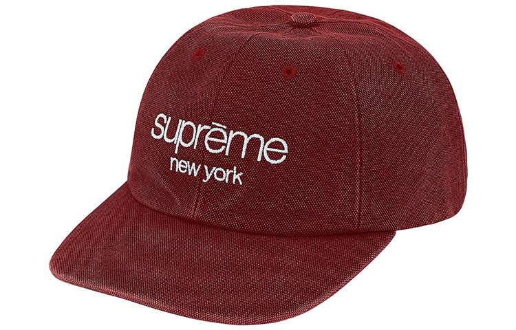 Supreme Corduroy Classic Logo 6 Panel Cap