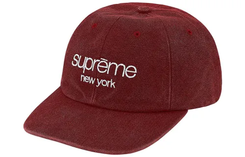 Supreme Corduroy Classic Logo 6 Panel Cap