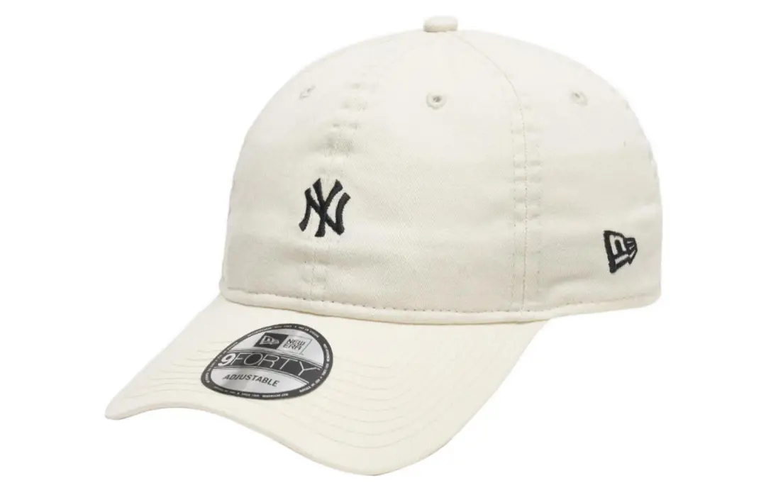 New Era Cotton Baseball Caps Unisex Cream