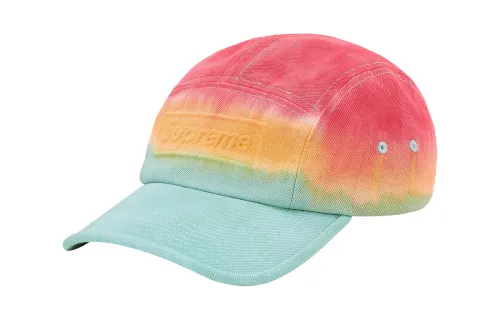 Supreme Embossed Denim Camp Cap