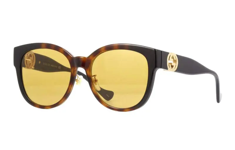 GUCCI Round Chain Sunglasses