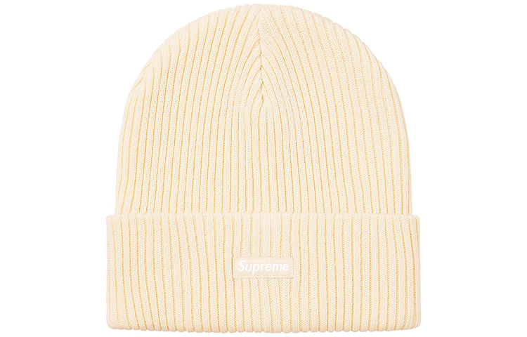 Шапка Supreme FW20 Week 7 Wide Rib Beanie (черная) — фото 6