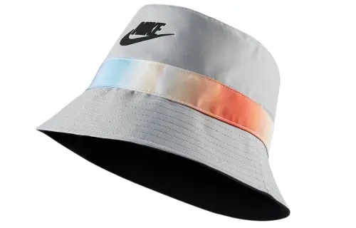 Nike Polyester Bucket Hats Kids' Light Smoke Gray/Black
