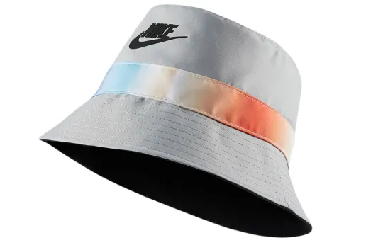 Nike Polyester Bucket Hats Kids' Light Smoke Gray/Black