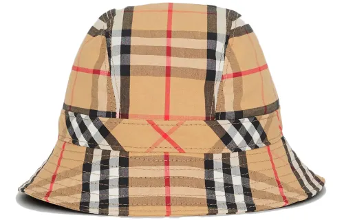 Burberry check bucket hat