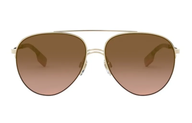 Burberry Eyewear Aviator Frame Sunglasses