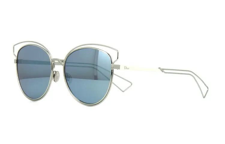 DIOR Round Sunglasses Women's Blue