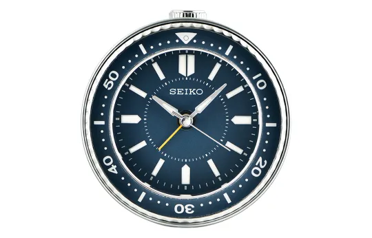 SEIKO Sweeping Seconds Movement Plastic Alarm Clock Unisex Green