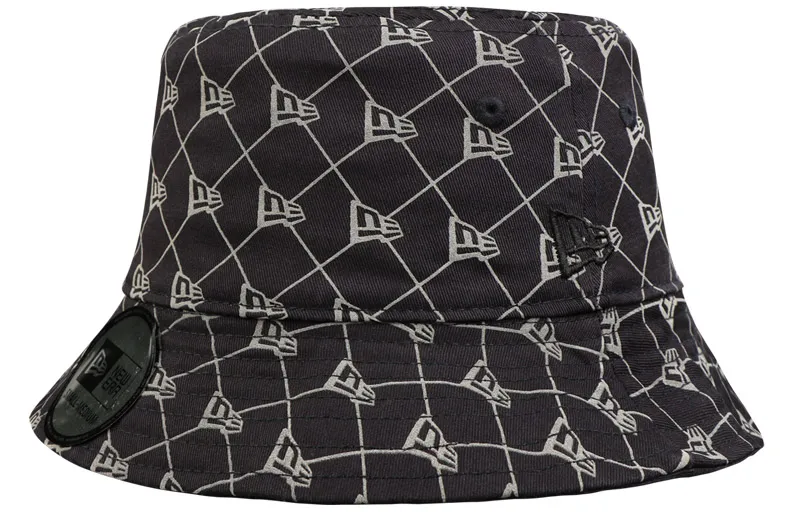 New Era Cotton Bucket Hats Unisex Black