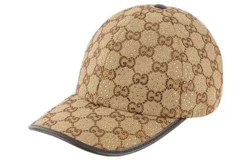 GUCCI Baseball Caps Women's Beige/Ebony