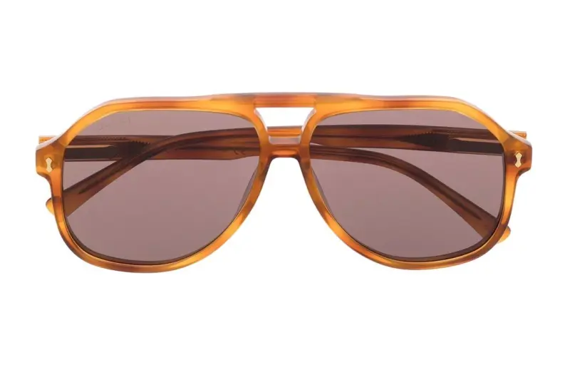 GUCCI Fashion Aviator Sunglasses Unisex
