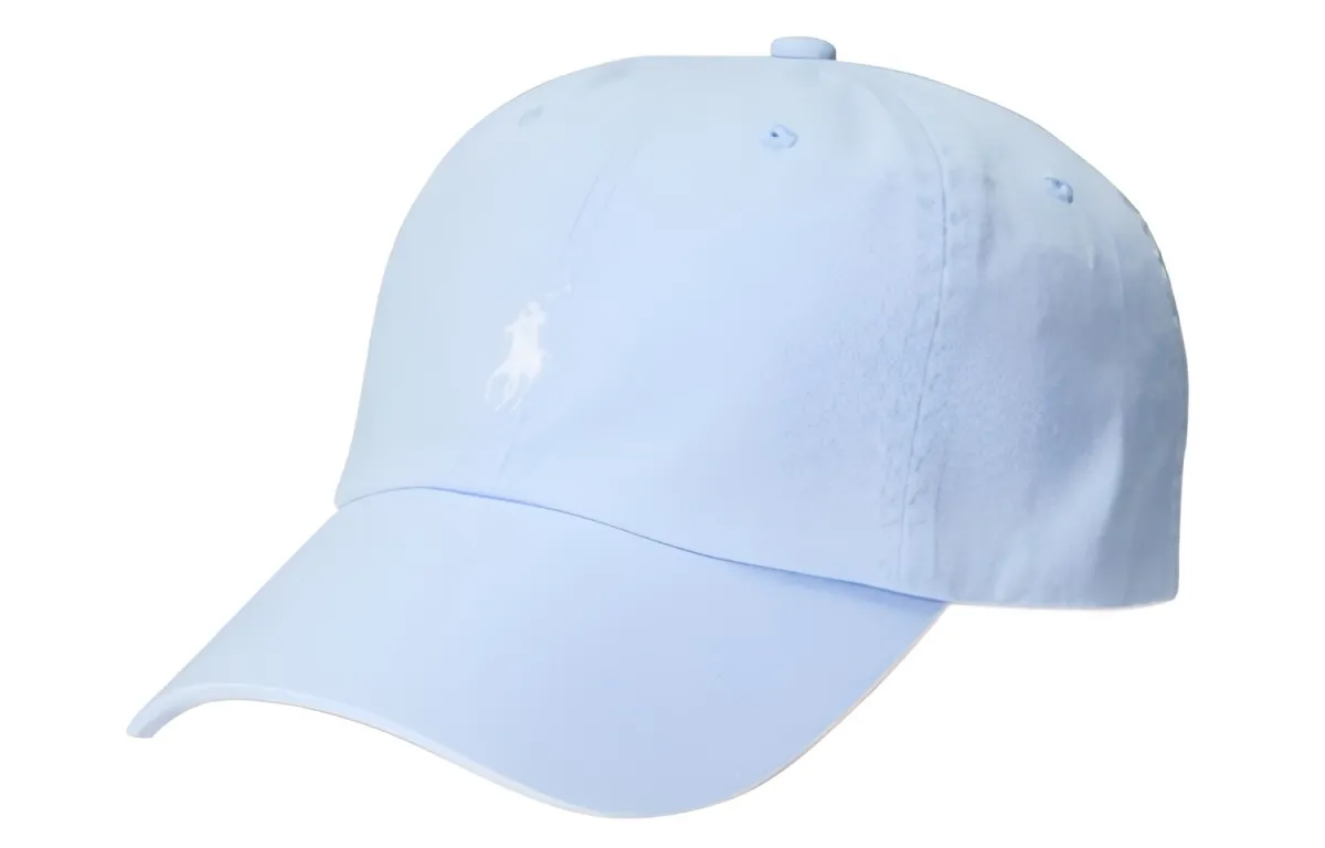 Polo Ralph Lauren Light Blue Cotton Baseball Caps Unisex Elite Blue