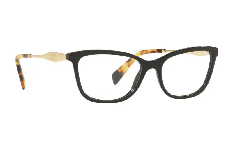 PRADA Wayfarer Frame Logo Detailed Glasses