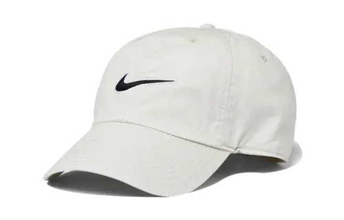 Nike Polyester Baseball Caps Unisex Ecru