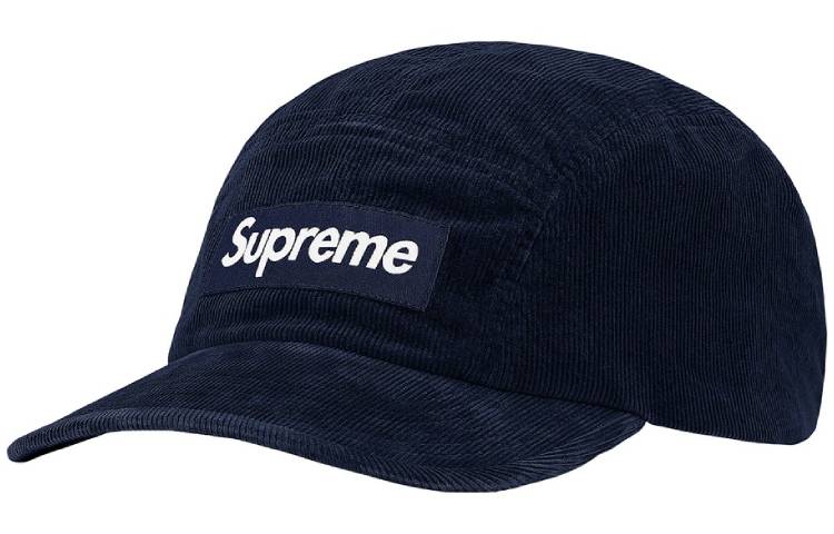 Кепка Supreme Week 8 GORE-TEX Corduroy Camp Cap (черная)