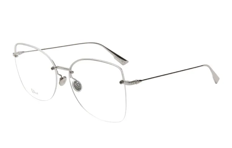 DIOR Prescription Glasses Unisex Silver