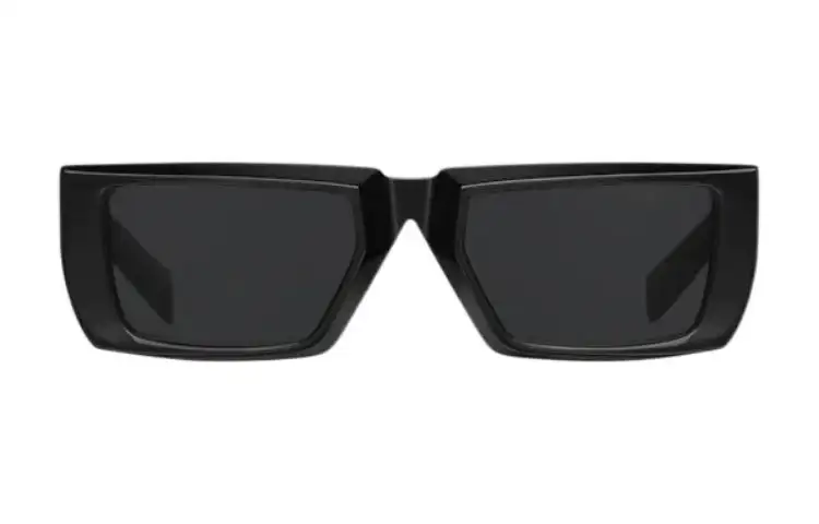 【Previous Season】Runway rectangle-frame sunglasses