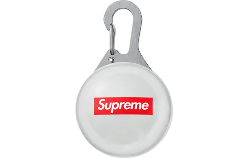Supreme Rubber Keychains Unisex White