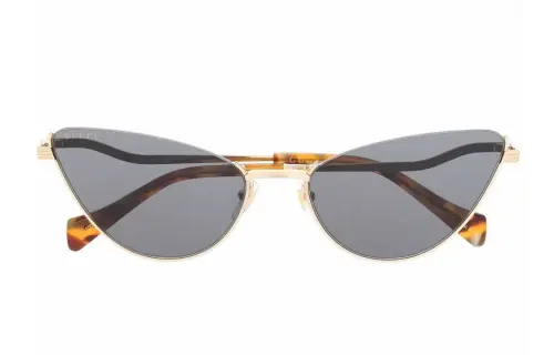 GUCCI Metal Butterfly Sunglasses Women's