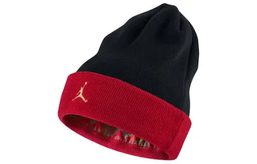 Jordan Fabric Beanies Unisex Black/Red