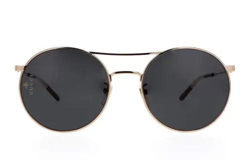 GUCCI Metal Round Sunglasses Unisex