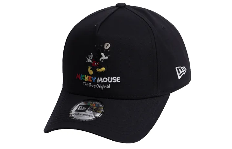 New Era Embroidery Cotton Baseball Caps Unisex Navy Blue