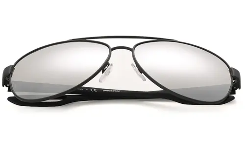 PRADA Sunglasses Men's Dark Gray Frame Light Gray Lens