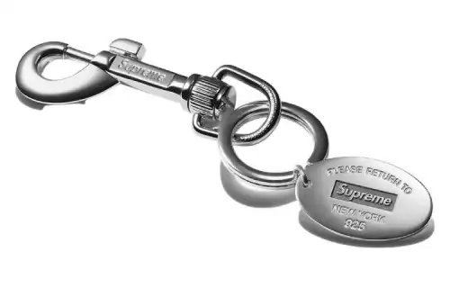 Supreme Tiffany & Co. Return To Tiffany Oval Tag Keyring