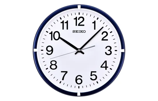 SEIKO Quartz Movement Plastic Wall Clock Unisex White QXA652L
