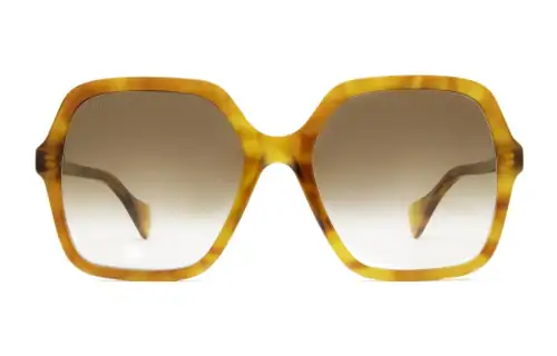 GUCCI Irregular Shape Sunglasses Unisex