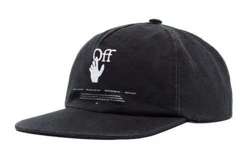 OFF-WHITE Baseball Caps Unisex Black