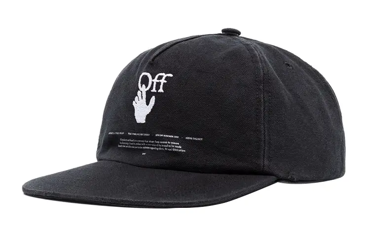 OFF-WHITE Baseball Caps Unisex Black