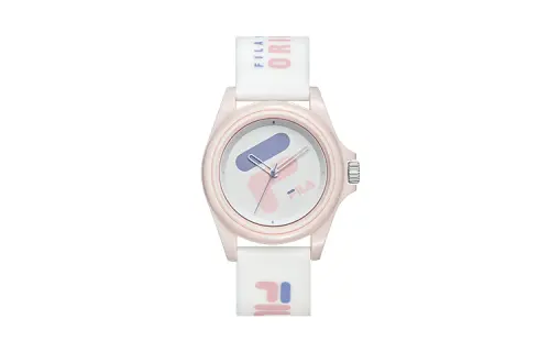 FILA Silicone quartz watch strap, white classic creative trend fashionable dial for men and women, quartz mechanism, with your logo imprint