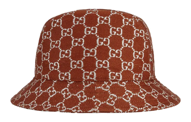 GUCCI GG Wool Bucket Hats Unisex Rusty Red