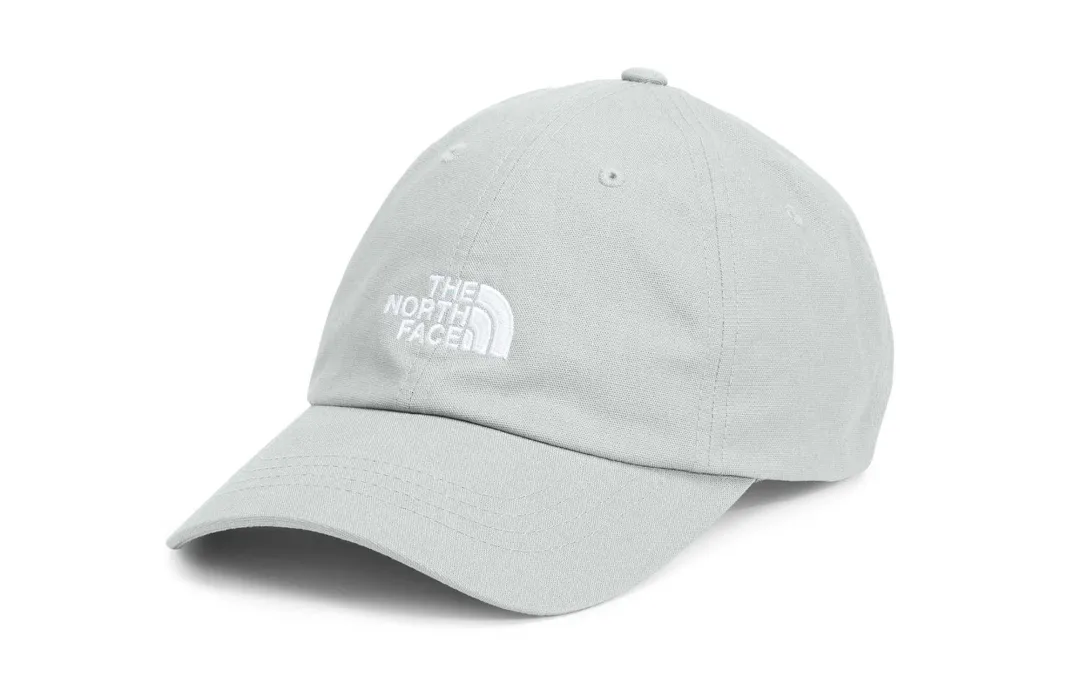 THE NORTH FACE Cotton Baseball Caps Unisex Light Gray