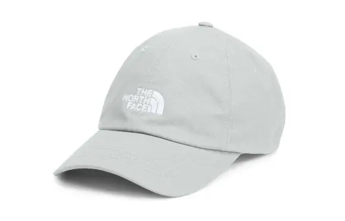 THE NORTH FACE Cotton Baseball Caps Unisex Light Gray