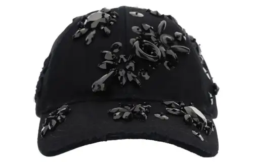 MIU MIU Baseball Caps Unisex Black