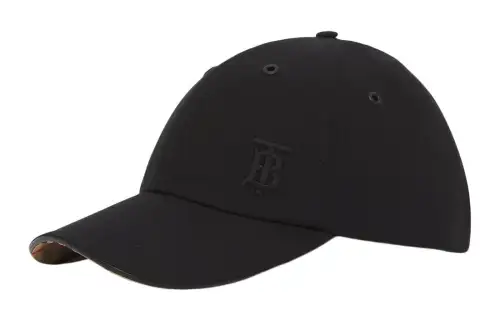 【Previous Season】Monogram embroidered gabardine cap
