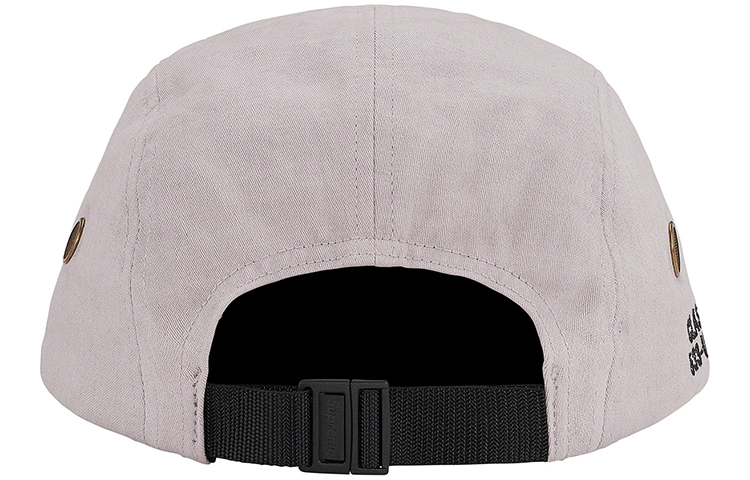 Головной убор Supreme SS21 WEEK 13 Military Camp Cap (черно-зелено-камуфляжный) — фото 3