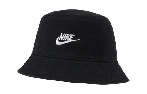 Nike Cotton Bucket Hats Unisex Black