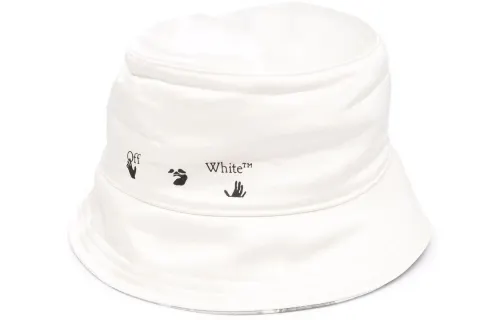 OFF-WHITE Bucket Hats Unisex White