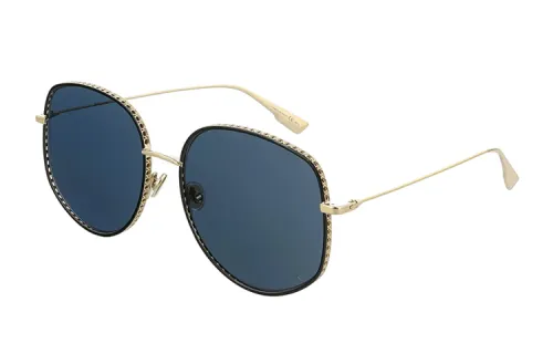 DIOR Sunglasses Unisex Blue Gold Color