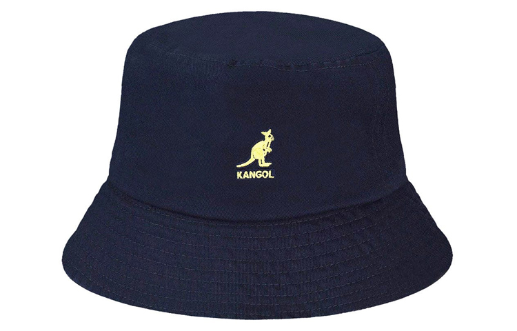 KANGOL Embroidered Logo Washed Bucket Hat