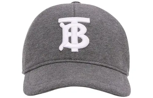 Burberry Cotton Baseball Caps Women's Gray