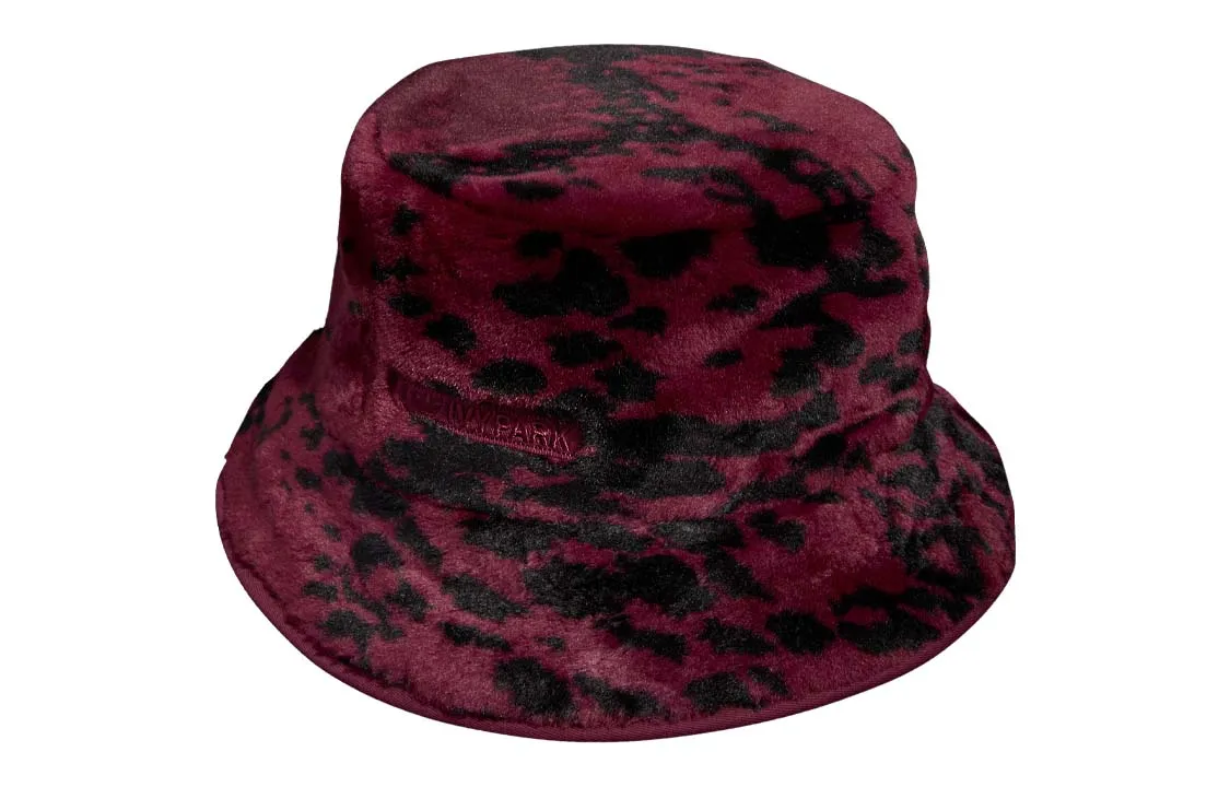 Adidas Ivy Park Printed Faux Fur Reversible Bucket Hat